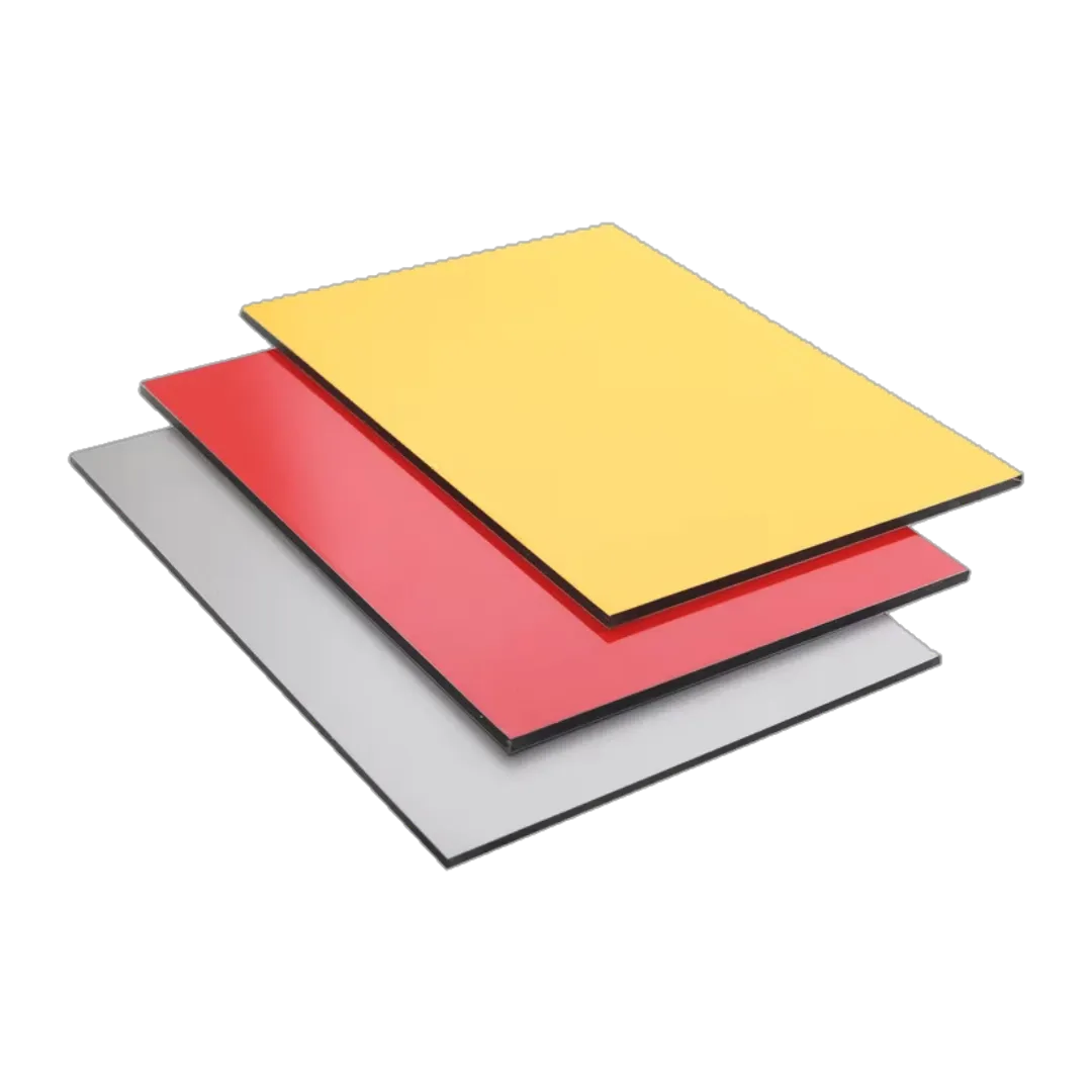 Aluminium Composite Panel sebagai cladding pada fasad eksterior bangunan.
